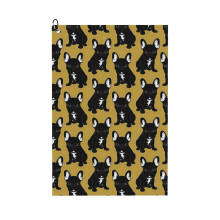 (Brindle French Bulldog _10969) Golf Towel Funny Printed Cristmas Gift for Men Women Husband Dad Mom Birthday Golfers Fan