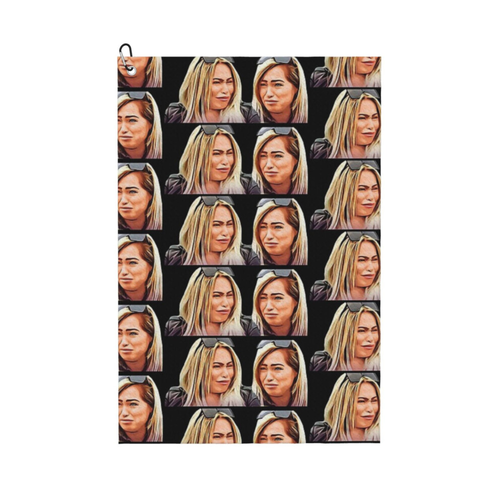 Photos - Golf Towel Funny Printed Cristmas Gift for Men Women Husband Dad Mom Birthday ers Fan(Darcey And Stacey Crying #29958)