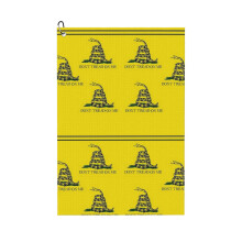 (Don't Tread On Me Gadsden Flag_4230) Golf Towel Funny Printed Cristmas Gift for Men Women Husband Dad Mom Birthday Golfers Fan