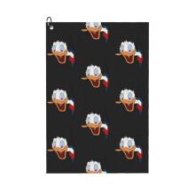 (Donald Duck_8554) Golf Towel Funny Printed Cristmas Gift for Men Women Husband Dad Mom Birthday Golfers Fan