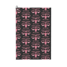 (Don't Cramp My Style_23383) Golf Towel Funny Printed Cristmas Gift for Men Women Husband Dad Mom Birthday Golfers Fan