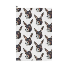 (Donkey _11447) Golf Towel Funny Printed Cristmas Gift for Men Women Husband Dad Mom Birthday Golfers Fan