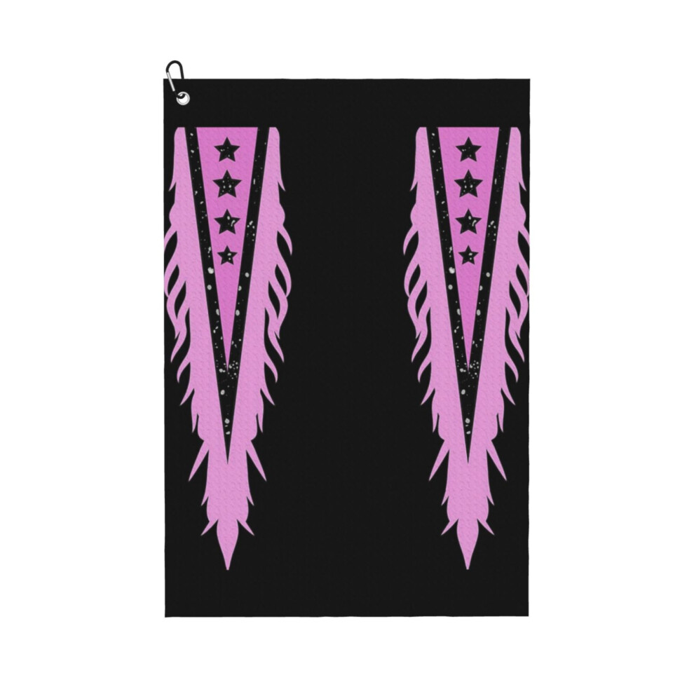 (Bret Hart Stars_8952) Golf Towel Funny Printed Cristmas Gift for Men Women Husband Dad Mom Birthday Golfers Fan