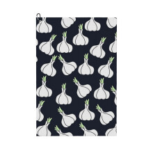 (Cute Garlic_22541) Golf Towel Funny Printed Cristmas Gift for Men Women Husband Dad Mom Birthday Golfers Fan