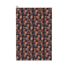(Dr. Phil Pattern_2059) Golf Towel Funny Printed Cristmas Gift for Men Women Husband Dad Mom Birthday Golfers Fan