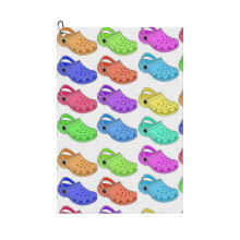 (Crocs_23341) Golf Towel Funny Printed Cristmas Gift for Men Women Husband Dad Mom Birthday Golfers Fan
