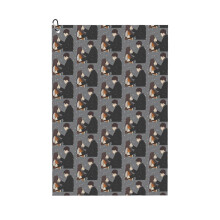 (Crash Landing On You_8042) Golf Towel Funny Printed Cristmas Gift for Men Women Husband Dad Mom Birthday Golfers Fan