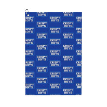 (Crispy Boys_4489) Golf Towel Funny Printed Cristmas Gift for Men Women Husband Dad Mom Birthday Golfers Fan