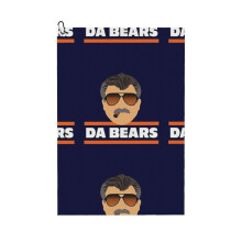 (Da Bears Ditka_10538) Golf Towel Funny Printed Cristmas Gift for Men Women Husband Dad Mom Birthday Golfers Fan