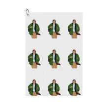 (Cousin Greg Succession Character Print TV Show Minimalist_8594) Golf Towel Funny Printed Cristmas Gift for Men Women Husband Dad Mom Birthday Golfers Fan