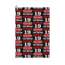 (COVID-19 Stop The Spread, COVID 19_10184) Golf Towel Funny Printed Cristmas Gift for Men Women Husband Dad Mom Birthday Golfers Fan