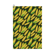 (Corn_5930) Golf Towel Funny Printed Cristmas Gift for Men Women Husband Dad Mom Birthday Golfers Fan