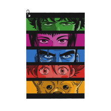 (Cowboy Bebop_10924) Golf Towel Funny Printed Cristmas Gift for Men Women Husband Dad Mom Birthday Golfers Fan