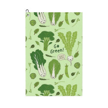 (Go Green! (Leafy Green!) Happy Garden Vegetables_15618) Golf Towel Funny Printed Cristmas Gift for Men Women Husband Dad Mom Birthday Golfers Fan