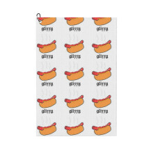 (Glizzy Hot Dog Meme Design_7303) Golf Towel Funny Printed Cristmas Gift for Men Women Husband Dad Mom Birthday Golfers Fan