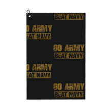 (Go Army Beat Navy_7305) Golf Towel Funny Printed Cristmas Gift for Men Women Husband Dad Mom Birthday Golfers Fan