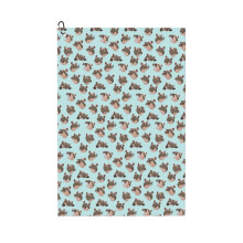 (FIONA THE HIPPO_5432) Golf Towel Funny Printed Cristmas Gift for Men Women Husband Dad Mom Birthday Golfers Fan