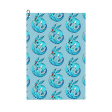 (FFXIV Emerald Carbuncle_13277) Golf Towel Funny Printed Cristmas Gift for Men Women Husband Dad Mom Birthday Golfers Fan