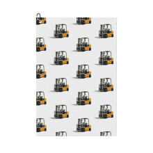 (Forklift_14176) Golf Towel Funny Printed Cristmas Gift for Men Women Husband Dad Mom Birthday Golfers Fan