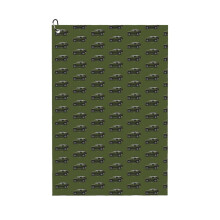 (FJ CRUISER GREEN_4146) Golf Towel Funny Printed Cristmas Gift for Men Women Husband Dad Mom Birthday Golfers Fan