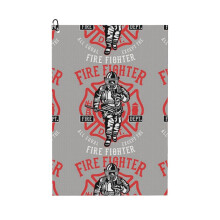 (Firefighter_3071) Golf Towel Funny Printed Cristmas Gift for Men Women Husband Dad Mom Birthday Golfers Fan