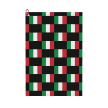 (Flag Of Italy_3463) Golf Towel Funny Printed Cristmas Gift for Men Women Husband Dad Mom Birthday Golfers Fan