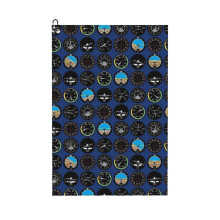 (Flight Instruments_10846) Golf Towel Funny Printed Cristmas Gift for Men Women Husband Dad Mom Birthday Golfers Fan