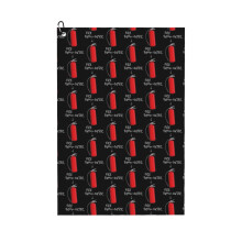 (Fire Putter Outer Fire Extinguisher_12071) Golf Towel Funny Printed Cristmas Gift for Men Women Husband Dad Mom Birthday Golfers Fan