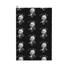 (John Adams _4046) Golf Towel Funny Printed Cristmas Gift for Men Women Husband Dad Mom Birthday Golfers Fan