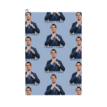 (Jimmy Carr_14186) Golf Towel Funny Printed Cristmas Gift for Men Women Husband Dad Mom Birthday Golfers Fan