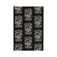 (Jiu Jitsu_7243) Golf Towel Funny Printed Cristmas Gift for Men Women Husband Dad Mom Birthday Golfers Fan