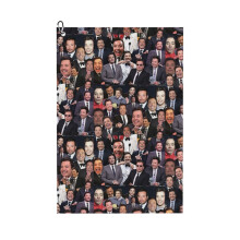 (Jimmy Fallon Collage_10955) Golf Towel Funny Printed Cristmas Gift for Men Women Husband Dad Mom Birthday Golfers Fan