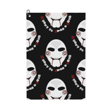 (Jigsaw - Billy - I Want To Play A Game_4091) Golf Towel Funny Printed Cristmas Gift for Men Women Husband Dad Mom Birthday Golfers Fan