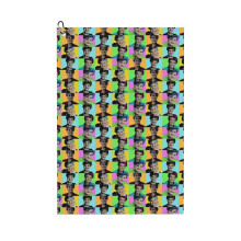 (Jessica Fletcher (Pop Art) MURDER, SHE WROTE_5782) Golf Towel Funny Printed Cristmas Gift for Men Women Husband Dad Mom Birthday Golfers Fan