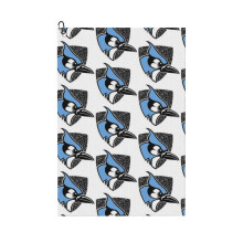 (JHU Bluejay Glitter_8908) Golf Towel Funny Printed Cristmas Gift for Men Women Husband Dad Mom Birthday Golfers Fan