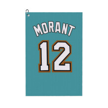 (Ja Morant Throwback Jersey_11568) Golf Towel Funny Printed Cristmas Gift for Men Women Husband Dad Mom Birthday Golfers Fan