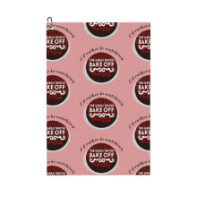 (I'd Rather Be Watching The Great British Bake Off_7847) Golf Towel Funny Printed Cristmas Gift for Men Women Husband Dad Mom Birthday Golfers Fan