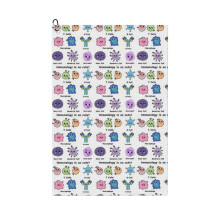 (Immunology Is So Cute Version 2_9448) Golf Towel Funny Printed Cristmas Gift for Men Women Husband Dad Mom Birthday Golfers Fan