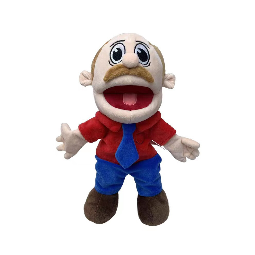 Bonxaif (Jeffy's Dad) Jeffy Puppet Plush Toy Doll Soft Stuffed Hand Puppet Zombies With Multiple Characters Christmas Gift