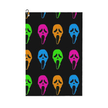 (Horror Movie Pop Art_5111) Golf Towel Funny Printed Cristmas Gift for Men Women Husband Dad Mom Birthday Golfers Fan