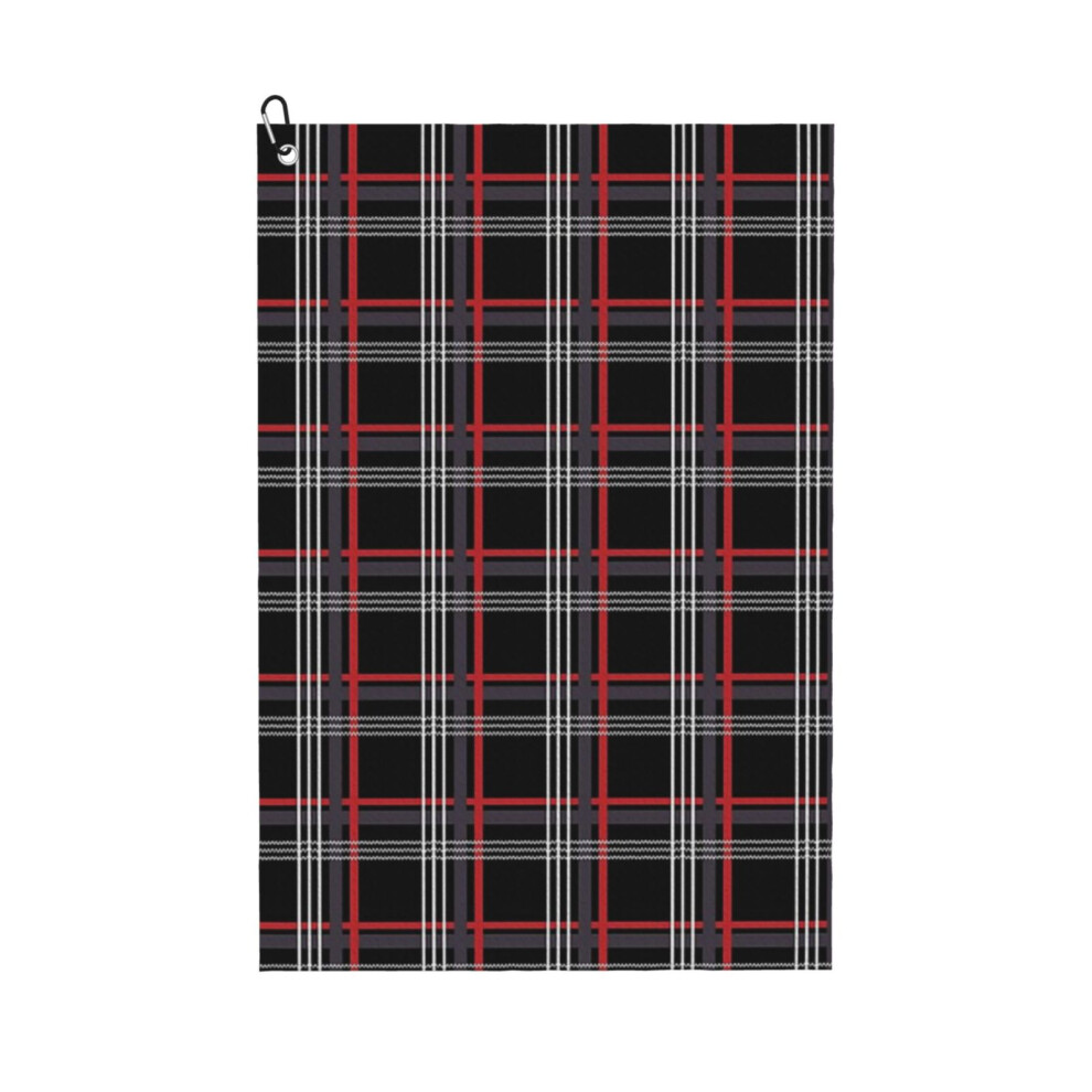 (GTi Tartan_6026) Golf Towel Funny Printed Cristmas Gift For Men Women Husband Dad Mom Birthday Golfers Fan