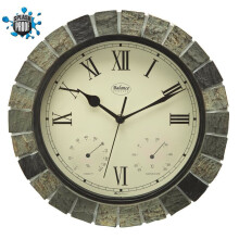 Balance Wall Clock Thermometer Hygrometer Station Clock Kitchen Clock 30cm