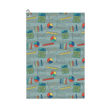 (Math Pattern_14028) Golf Towel Funny Printed Cristmas Gift for Men Women Husband Dad Mom Birthday Golfers Fan