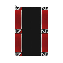 (Mass Effect Vertical N7_7067) Golf Towel Funny Printed Cristmas Gift for Men Women Husband Dad Mom Birthday Golfers Fan
