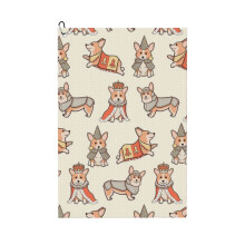 (Medieval Fantasy Corgi_4609) Golf Towel Funny Printed Cristmas Gift for Men Women Husband Dad Mom Birthday Golfers Fan