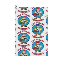 (Los Pollos Hermanos _5379) Golf Towel Funny Printed Cristmas Gift for Men Women Husband Dad Mom Birthday Golfers Fan