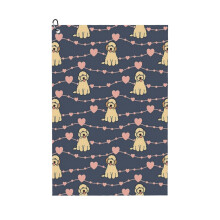 (Love Apricot Cockapoo Cavapoo Cavoodle Dog_9592) Golf Towel Funny Printed Cristmas Gift for Men Women Husband Dad Mom Birthday Golfers Fan