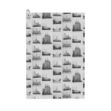 (Latter-Day Saint Temples_7150) Golf Towel Funny Printed Cristmas Gift for Men Women Husband Dad Mom Birthday Golfers Fan