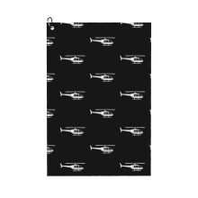 (Little Helicopter_10803) Golf Towel Funny Printed Cristmas Gift for Men Women Husband Dad Mom Birthday Golfers Fan