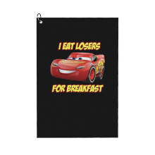 (Lightning Mcqueen From Cars Copy_6876) Golf Towel Funny Printed Cristmas Gift for Men Women Husband Dad Mom Birthday Golfers Fan